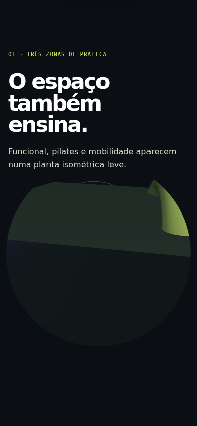 Prévia do site 3D Eixo Vivo