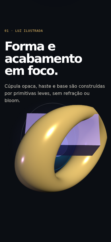 Prévia do site 3D Lume Perto